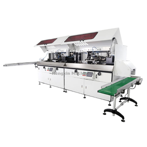 Two Color Automatic Screen Printer for Plastic Bottles (HX-2S-UV)