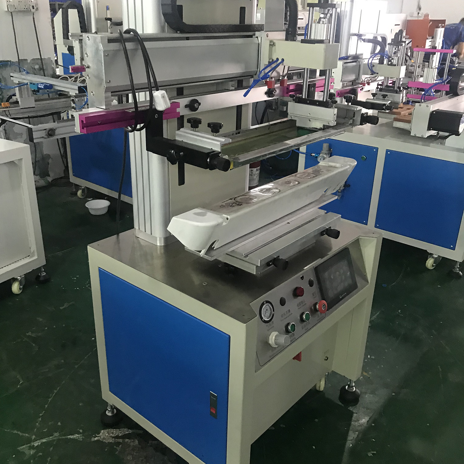 Screen Printing Machine for Washing Machine Control Panel