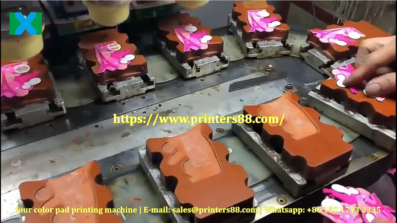 Four Color Pad Printing Machine