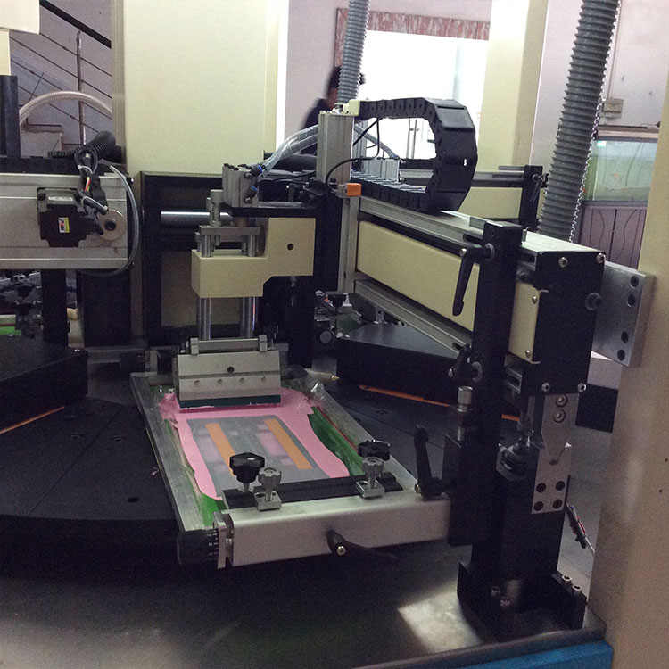 Automatic Three Color Flat Screen Printer (HX-X8CJJ-LED)