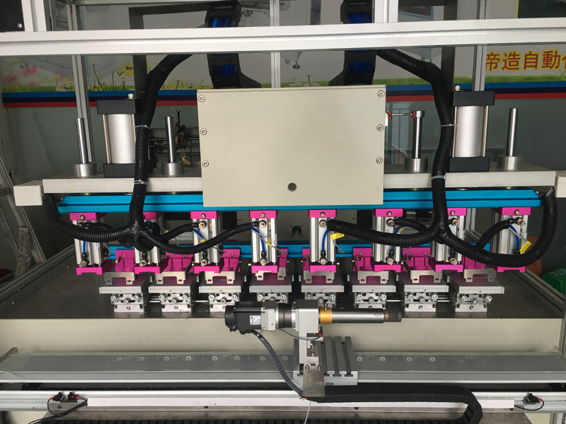 Eight color CNC pad printer exported to Malaysia 